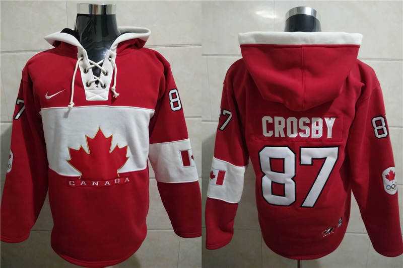 Penguins 87 Sidney Crosby Red Olympic All Stitched Pullover Hoodie,We sell and wholesale Penguins 87 Sidney Crosby Red Olympic All Stitched Pullover Hoodie on line form chian!